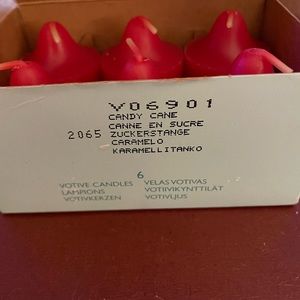 Party lite candy cane votives